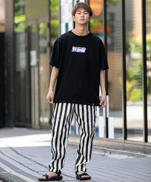 En serio TOKYO（エンソリオトーキョー）の「JAPANクラフト BOXロゴ ビッグシルエット Tシャツ（Tシャツ/カットソー・メンズ・ホワイト系その他/ブラック系その他/ホワイト系その他2/ブラック系その他3/ホワイト系その他3/ブラック系その他2・LL/S/M/L）」の20枚目の写真