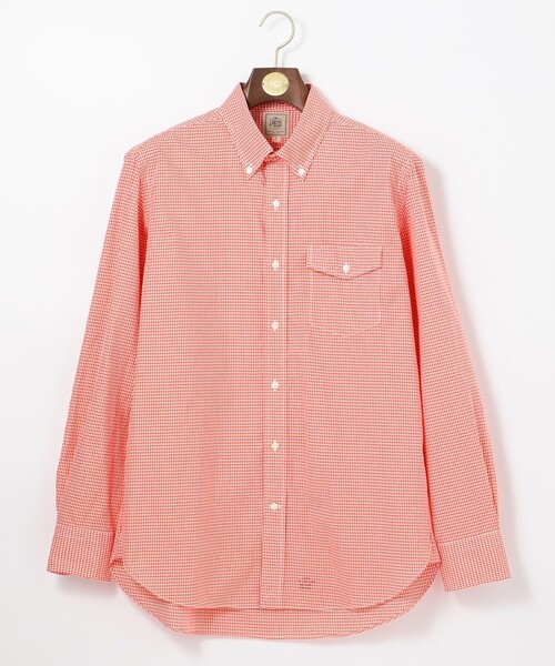 セール ポプリン J Press ジェイプレス のシャツ ブラウス ポプリン ミニギンガムチェック ミニギンガムチェック ボタンダウン シャツ ブラウス J Press ジェイプレス のファッション トップス シャツ