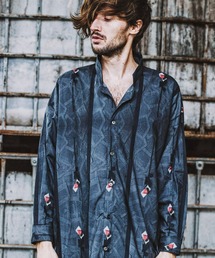 【NO ID.】Graphic Print Big Shirt / グラフィック プリント ビッグ シャツ