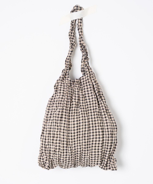 LOWRYS FARM(ローリーズファーム)の「ワッシャープリーツトートBAG 928883(エコバッグ/サブバッグ・レディース・ブルー/グリーン/アイボリー・FREE)」の2枚目の写真