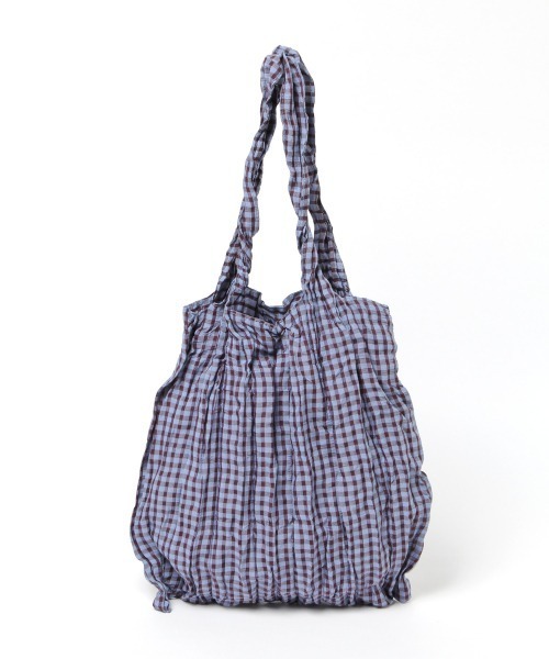 LOWRYS FARM(ローリーズファーム)の「ワッシャープリーツトートBAG 928883(エコバッグ/サブバッグ・レディース・ブルー/グリーン/アイボリー・FREE)」の6枚目の写真