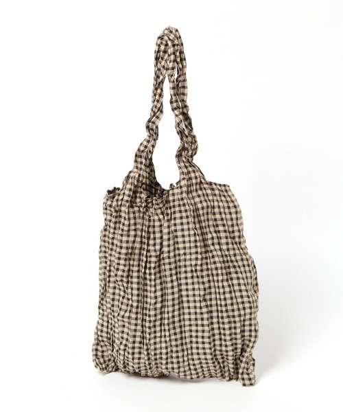 LOWRYS FARM(ローリーズファーム)の「ワッシャープリーツトートBAG 928883(エコバッグ/サブバッグ・レディース・ブルー/グリーン/アイボリー・FREE)」の7枚目の写真