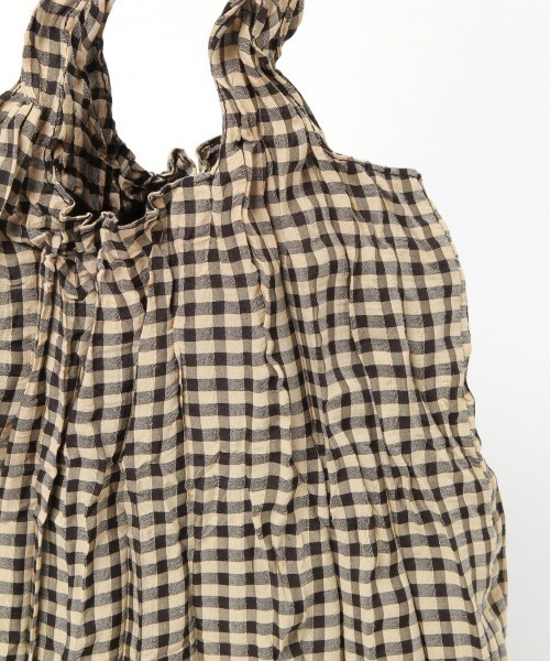 LOWRYS FARM(ローリーズファーム)の「ワッシャープリーツトートBAG 928883(エコバッグ/サブバッグ・レディース・ブルー/グリーン/アイボリー・FREE)」の8枚目の写真