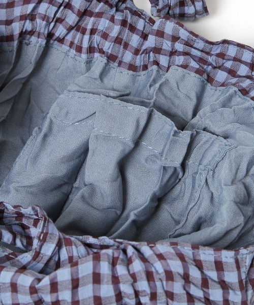 LOWRYS FARM(ローリーズファーム)の「ワッシャープリーツトートBAG 928883(エコバッグ/サブバッグ・レディース・ブルー/グリーン/アイボリー・FREE)」の15枚目の写真