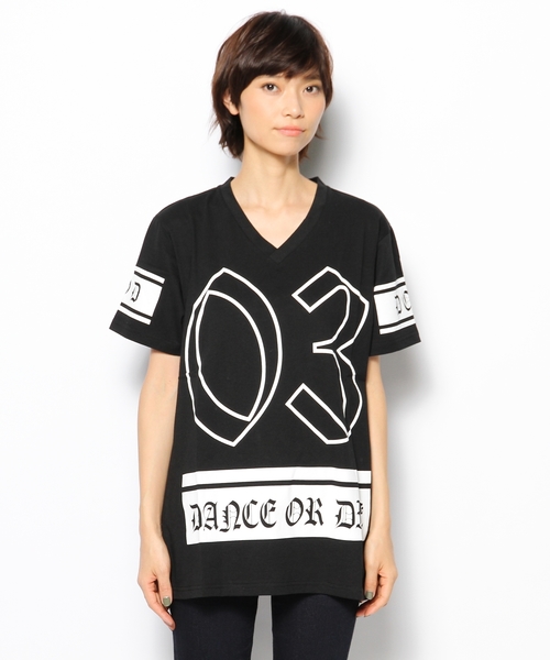 DANCE LB-03（ダンス エルビー・ゼロスリー）の「DOD　BIG　Tシャツ（Tシャツ/カットソー・レディース・ホワイト系/ブラック系・FREE）」の5枚目の写真
