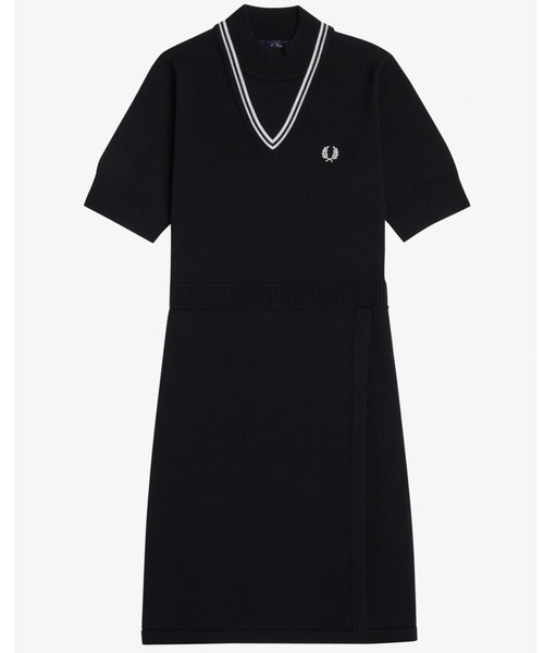 FRED PERRY（フレッドペリー）の「V-Insert Knitted Dress