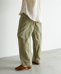 Auntie Rosa Holiday | ストライプ刺繍ルーズパンツ(その他パンツ)