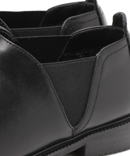 studio CLIP（スタディオクリップ）の「PUショートサイドゴアシューズ（その他シューズ・レディース・ブラック/ブラウン/キャメル・MEDIUM/LARGE）」の5枚目の写真