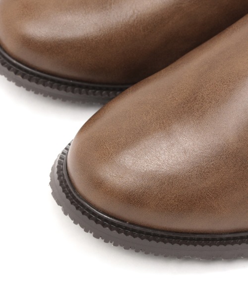 studio CLIP（スタディオクリップ）の「PUショートサイドゴアシューズ（その他シューズ・レディース・ブラック/ブラウン/キャメル・MEDIUM/LARGE）」の7枚目の写真