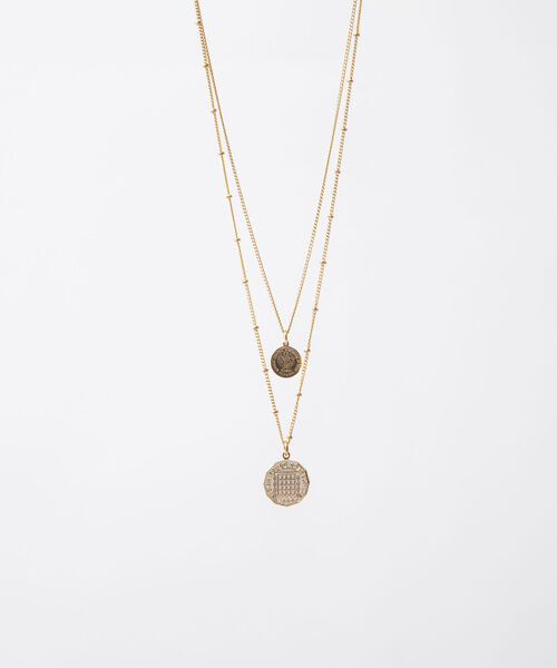 NOLLEY’S（ノーリーズ）の「[新色追加]コイン2連ネックレス（ネックレス・レディース・ゴールド・FREE）」の13枚目の写真