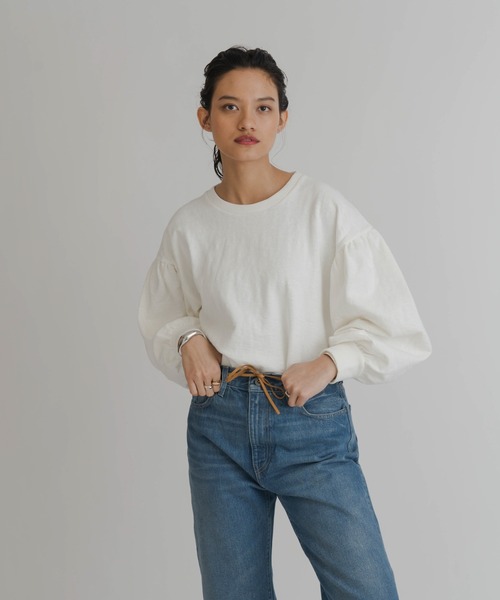 Levi's(リーバイス)の「LEVI'S(R) MADE&CRAFTED(R) COAST TEE BRIGHT WHITE(スウェット・レディース・マルチ・M/XS/S)」の1枚目の写真