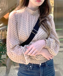 キャミSETリボンシアーブラウス