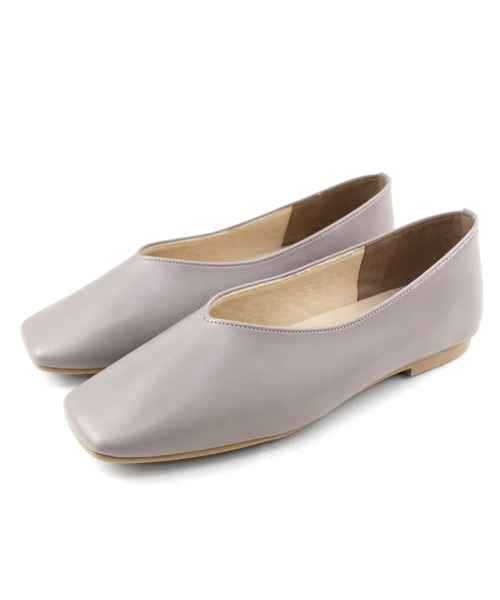 chocolates(チョコラテス)の「晴雨兼用 ソフトスクエア パンプス【日本製】(パンプス・レディース・ブラック/パイソン/ベージュ/ホワイト/ブラウン系1/ブラウン系/ライトグレー・23cm/24.5cm/24cm/23.5cm/22cm/22.5cm/25cm)」の9枚目の写真