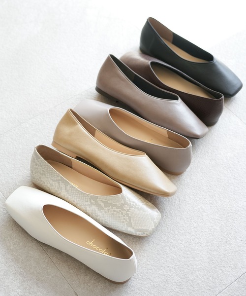 chocolates(チョコラテス)の「晴雨兼用 ソフトスクエア パンプス【日本製】(パンプス・レディース・ブラック/パイソン/ベージュ/ホワイト/ブラウン系1/ブラウン系/ライトグレー・23cm/24.5cm/24cm/23.5cm/22cm/22.5cm/25cm)」の19枚目の写真