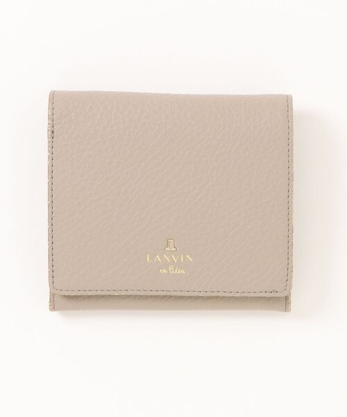 LANVIN en Bleu（ランバンオンブルー）の「メラニー BOX小銭入れ２つ折り財布（財布・レディース・ホワイト/ブラック/ブルー系その他/ピンク系その他/グレイッシュベージュ/サンドベージュ・FREE）」の3枚目の写真