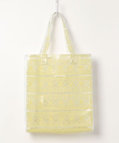 Casselini（キャセリーニ）の「・Casselini　レーストート＊（トートバッグ・レディース・ホワイト/ベージュ/ラベンダー・FREE）」の17枚目の写真