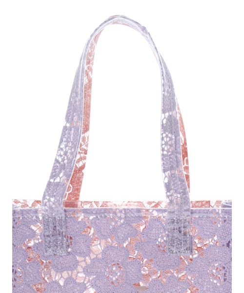 Casselini（キャセリーニ）の「・Casselini　レーストート＊（トートバッグ・レディース・ホワイト/ベージュ/ラベンダー・FREE）」の16枚目の写真