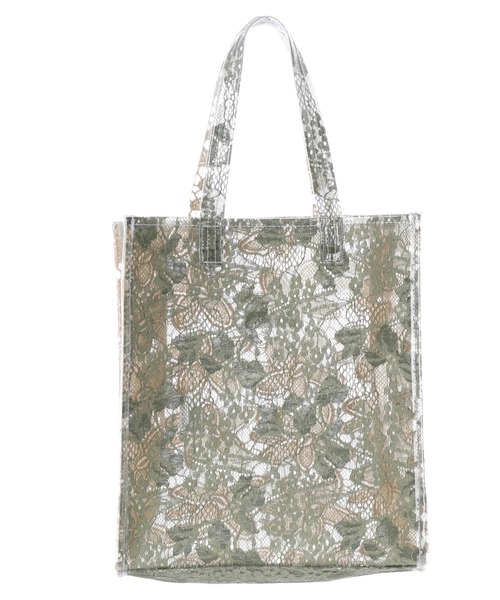 Casselini（キャセリーニ）の「・Casselini　レーストート＊（トートバッグ・レディース・ホワイト/ベージュ/ラベンダー・FREE）」の18枚目の写真