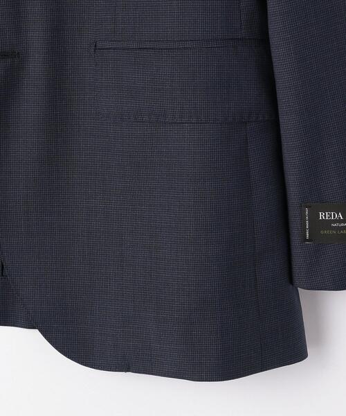 green label relaxing（グリーンレーベルリラクシング）の「[ レダアクティブ ] REDA ACTIVE 千鳥 3B HXD HP スーツ ジャケット（スーツジャケット・メンズ・ネイビー/グレー・44/46/48/50/52/42）」の8枚目の写真