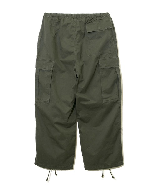 AOZORA（アオゾラ）の「AOZORA/アオゾラ 　ダンプカーゴパンツ（カーゴパンツ・メンズ・ブラック/オリーブ・MEDIUM/LARGE）」の5枚目の写真