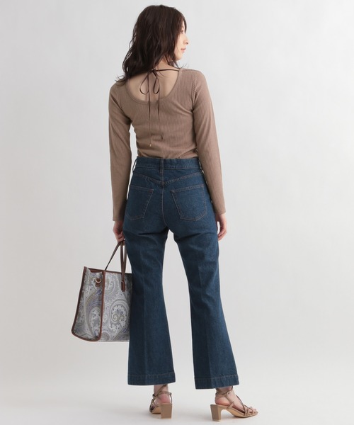 Andemiu（アンデミュウ）の「バックデザインカットソー948011（Tシャツ/カットソー・レディース・ブラック/ブラウン/オフホワイト・FREE）」の22枚目の写真