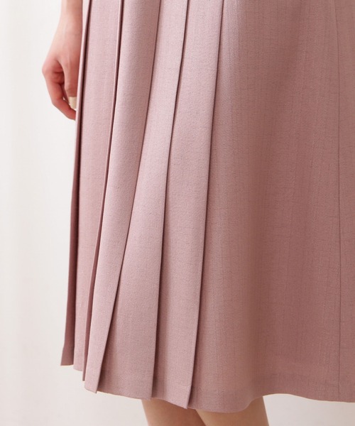 PROPORTION BODY DRESSING(プロポーションボディドレッシング)の「フロントタックスカート / 1211120505(スカート・レディース・ピンク系その他2/ダークベージュ/オフホワイト・SMALL/MEDIUM)」の18枚目の写真