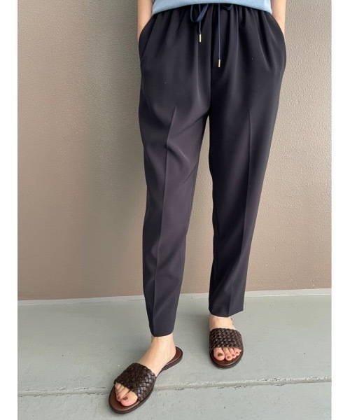 BEARDSLEY（ビアズリー）の「ダブルクロストラックパンツ（その他パンツ・レディース・ライトグレー/ネイビー・FREE）」の2枚目の写真