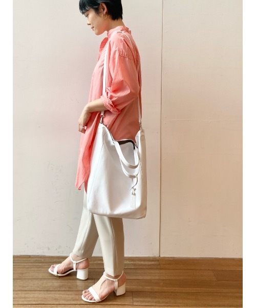 BEARDSLEY（ビアズリー）の「ダブルクロストラックパンツ（その他パンツ・レディース・ライトグレー/ネイビー・FREE）」の16枚目の写真