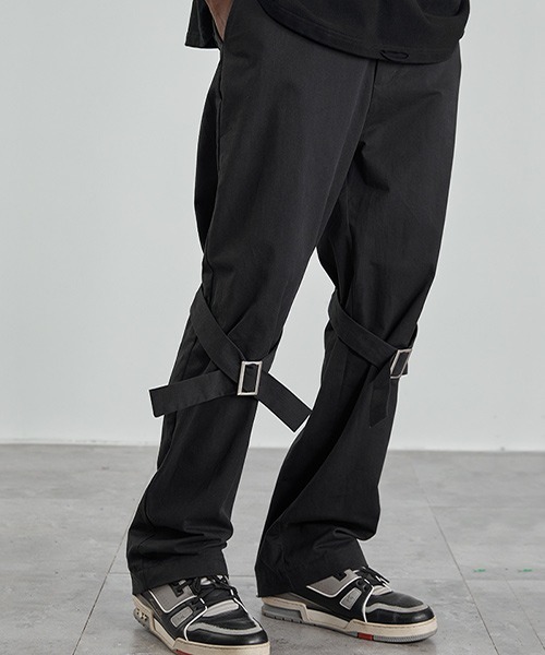 HARSH AND CRUEL(ハーシュアンドクルーエル)の「【Harsh and Cruel】Design Belt Work Pants HM211071007(カーゴパンツ・メンズ・ブラック・L/M/S)」の11枚目の写真