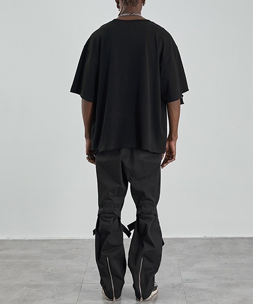HARSH AND CRUEL(ハーシュアンドクルーエル)の「【Harsh and Cruel】Design Belt Work Pants HM211071007(カーゴパンツ・メンズ・ブラック・L/M/S)」の5枚目の写真