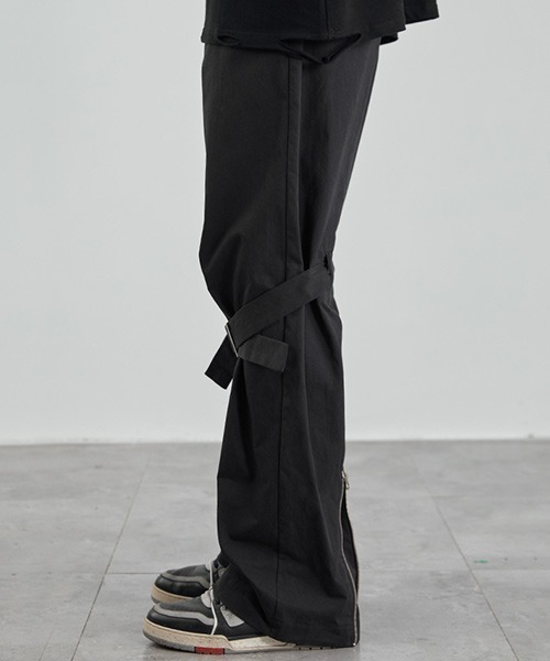 HARSH AND CRUEL(ハーシュアンドクルーエル)の「【Harsh and Cruel】Design Belt Work Pants HM211071007(カーゴパンツ・メンズ・ブラック・L/M/S)」の14枚目の写真