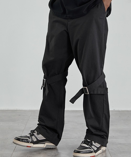 HARSH AND CRUEL(ハーシュアンドクルーエル)の「【Harsh and Cruel】Design Belt Work Pants HM211071007(カーゴパンツ・メンズ・ブラック・L/M/S)」の15枚目の写真