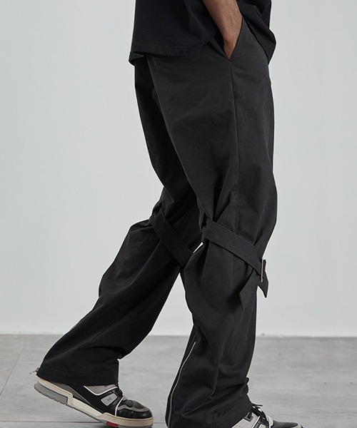 HARSH AND CRUEL(ハーシュアンドクルーエル)の「【Harsh and Cruel】Design Belt Work Pants HM211071007(カーゴパンツ・メンズ・ブラック・L/M/S)」の12枚目の写真