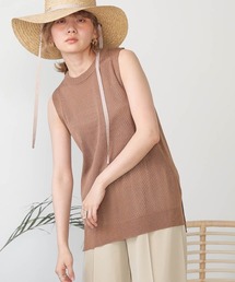 Bab | 【WEB限定】メッシュニットタンクトップ(ベスト)