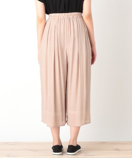 Cutie Blonde（キューティーブロンド）の「◆累計34万本！【S-L/すそくるっ】スラブ調ワイドパンツ（その他パンツ・レディース・ブラック/ダークオレンジ/カーキ/ライトベージュ/黄緑系・03/02/01）」の11枚目の写真