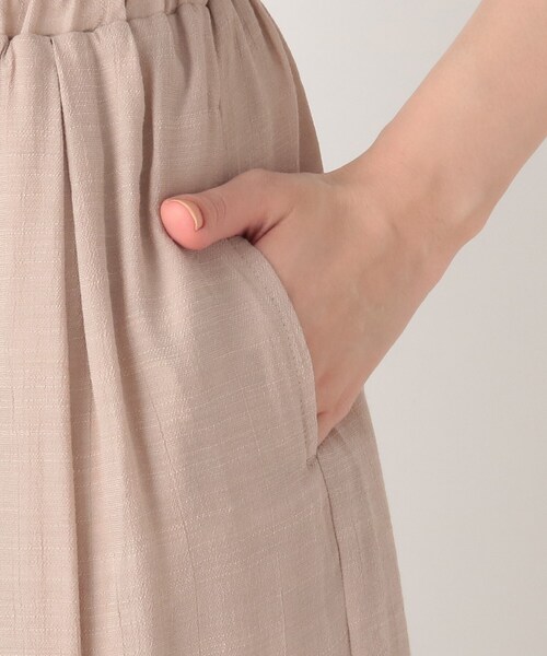 Cutie Blonde（キューティーブロンド）の「◆累計34万本！【S-L/すそくるっ】スラブ調ワイドパンツ（その他パンツ・レディース・ブラック/ダークオレンジ/カーキ/ライトベージュ/黄緑系・03/02/01）」の10枚目の写真