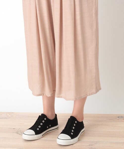 Cutie Blonde（キューティーブロンド）の「◆累計34万本！【S-L/すそくるっ】スラブ調ワイドパンツ（その他パンツ・レディース・ブラック/ダークオレンジ/カーキ/ライトベージュ/黄緑系・03/02/01）」の14枚目の写真