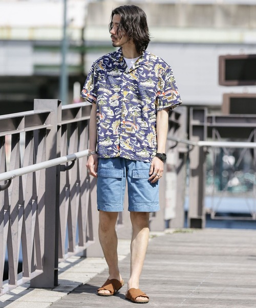 MAGIC MOMENTS(マジックモーメンツ)の「『別注』MAGIC MOMENTS×Sonny Label アロハシャツ(シャツ/ブラウス・メンズ・ベージュ/ネイビー/オフホワイト/キャメル・MEDIUM/LARGE)」の11枚目の写真