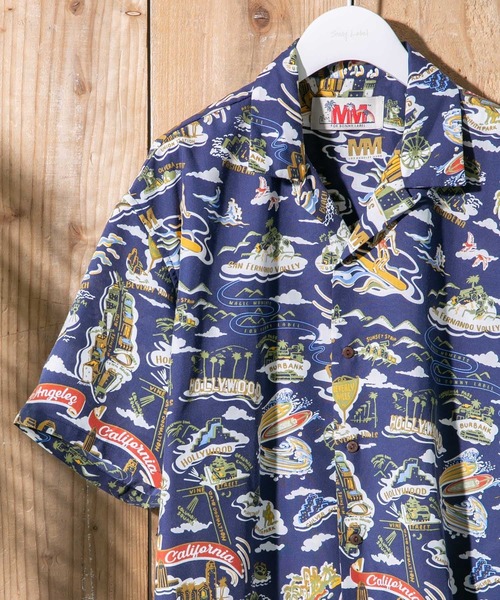 MAGIC MOMENTS(マジックモーメンツ)の「『別注』MAGIC MOMENTS×Sonny Label アロハシャツ(シャツ/ブラウス・メンズ・ベージュ/ネイビー/オフホワイト/キャメル・MEDIUM/LARGE)」の5枚目の写真