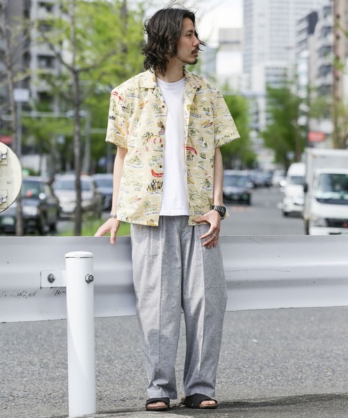 MAGIC MOMENTS(マジックモーメンツ)の「『別注』MAGIC MOMENTS×Sonny Label アロハシャツ(シャツ/ブラウス・メンズ・ベージュ/ネイビー/オフホワイト/キャメル・MEDIUM/LARGE)」の13枚目の写真