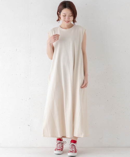 美品 オールドイングランド ベルト付き Aライン ワンピース ストライプ 美品 オールドイングランド ベルト付き Aライン ワンピース