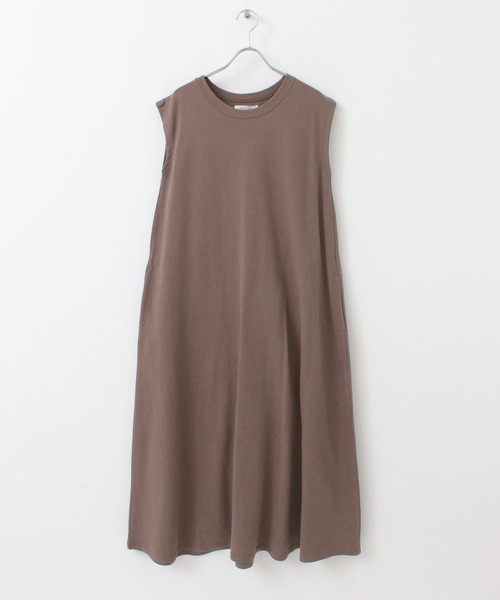 URBAN RESEARCH Sonny Label（アーバンリサーチサニーレーベル）の「ストライプジャガードAラインワンピース（ワンピース・レディース・チャコールグレー/オフホワイト/パープル・FREE）」の13枚目の写真