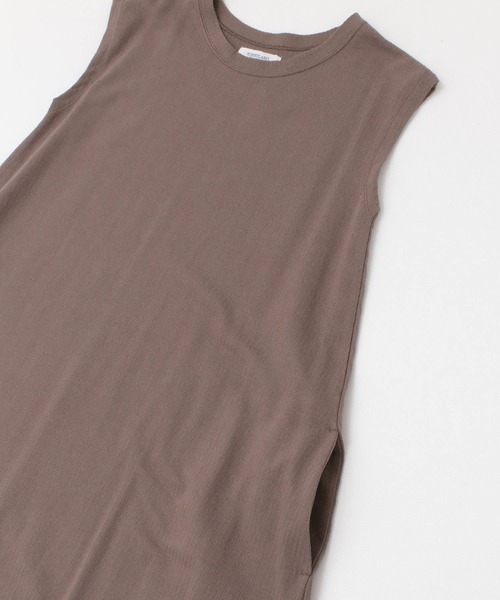 URBAN RESEARCH Sonny Label（アーバンリサーチサニーレーベル）の「ストライプジャガードAラインワンピース（ワンピース・レディース・チャコールグレー/オフホワイト/パープル・FREE）」の14枚目の写真