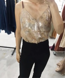 Mes Demoiselles... | MES DEMOISELLES フラワープリント キャミソール(シャツ/ブラウス)