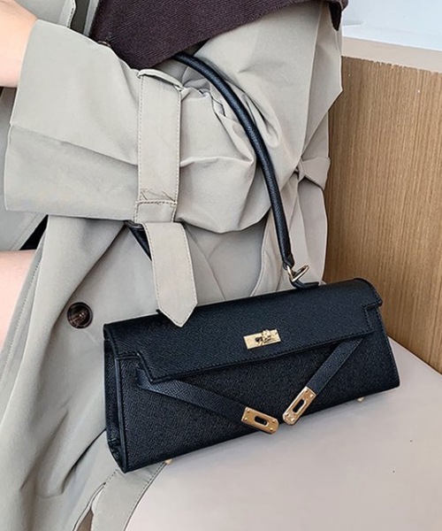 LUGG NAGG（ラグナグ）の「横長ワンハンドルショルダーバッグ（ショルダーバッグ・レディース・ホワイト/ブラック/カーキブラウン/ブラウン・FREE）」の13枚目の写真