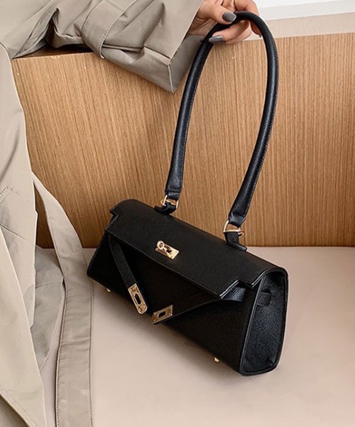 LUGG NAGG（ラグナグ）の「横長ワンハンドルショルダーバッグ（ショルダーバッグ・レディース・ホワイト/ブラック/カーキブラウン/ブラウン・FREE）」の14枚目の写真