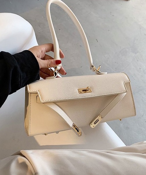 LUGG NAGG（ラグナグ）の「横長ワンハンドルショルダーバッグ（ショルダーバッグ・レディース・ホワイト/ブラック/カーキブラウン/ブラウン・FREE）」の5枚目の写真