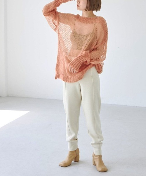 TODAYFUL（トゥデイフル）の「TODAYFUL(トゥデイフル) "Mohair Lowgauge Knit"モヘアローゲージニット/12120519（ニット/セーター・レディース・オリーブ/ラベンダー/ピンク系その他・ONE SIZE）」の3枚目の写真