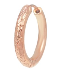 blackdia ocean | blackdia ocean ハワイアンジュエリーフープリングピアス(ピアス（片耳用）)