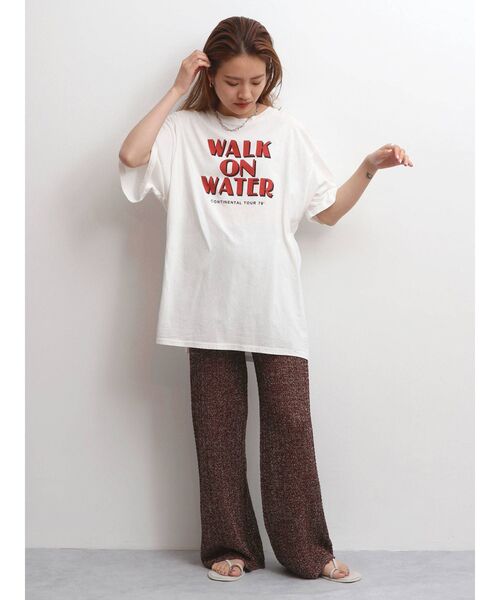 Ungrid(アングリッド)の「ツアーロゴルーズTee(Tシャツ/カットソー・レディース・オフホワイト/チャコールグレー/グリーン・FREE)」の18枚目の写真